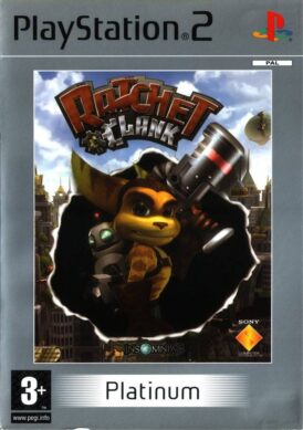 Ratchet & Clank - Platinum - Nordisk - Begagnat spel till PS2