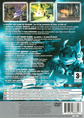 Alternative view of Ratchet & Clank 2: Going Commando - Nordisk - Platinum - Begagnat Spel till PS2