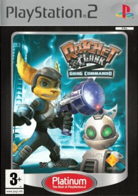 Ratchet & Clank 2: Going Commando - Nordisk - Platinum - Begagnat Spel till PS2